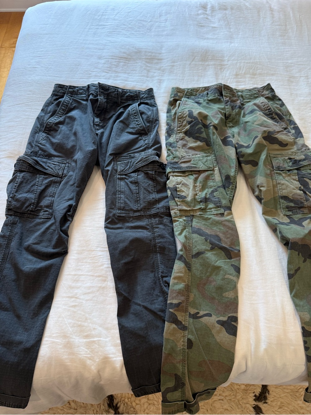 Carhartt Men's Cargo Pants - Black & Green Camouflage